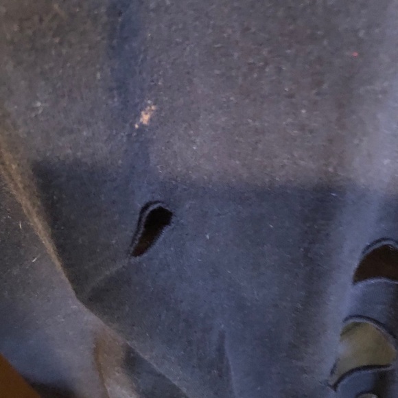 Torrid Whiskey Sole Distressed Tee With Holes - Picture 10 of 11